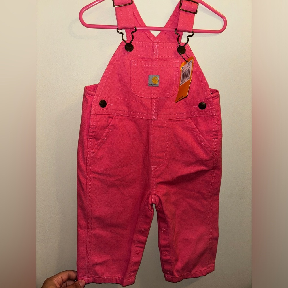 Carhartt Kids Pink Overalls
